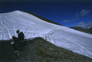 Schneefeld am Monte Jafferau 