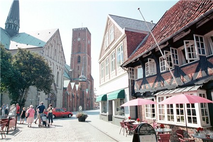 Altstadt und Dom von Ribe